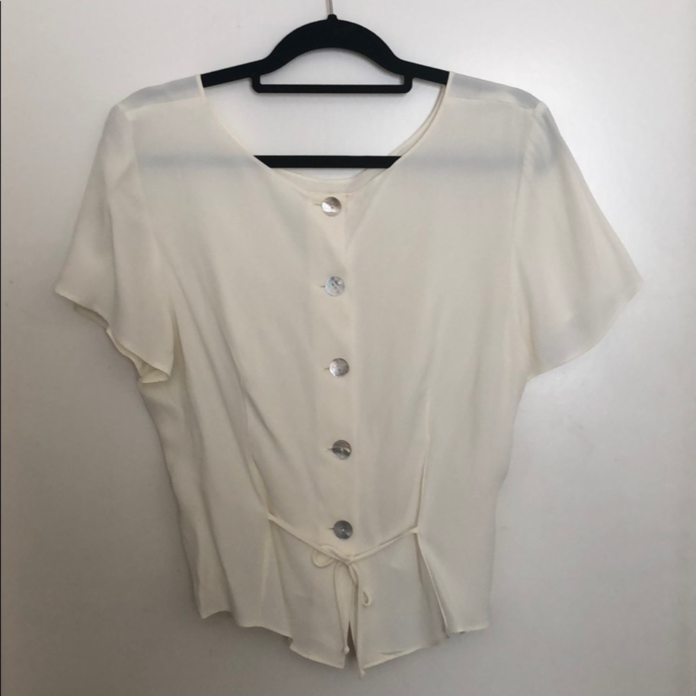 Max Studio Tie crop top